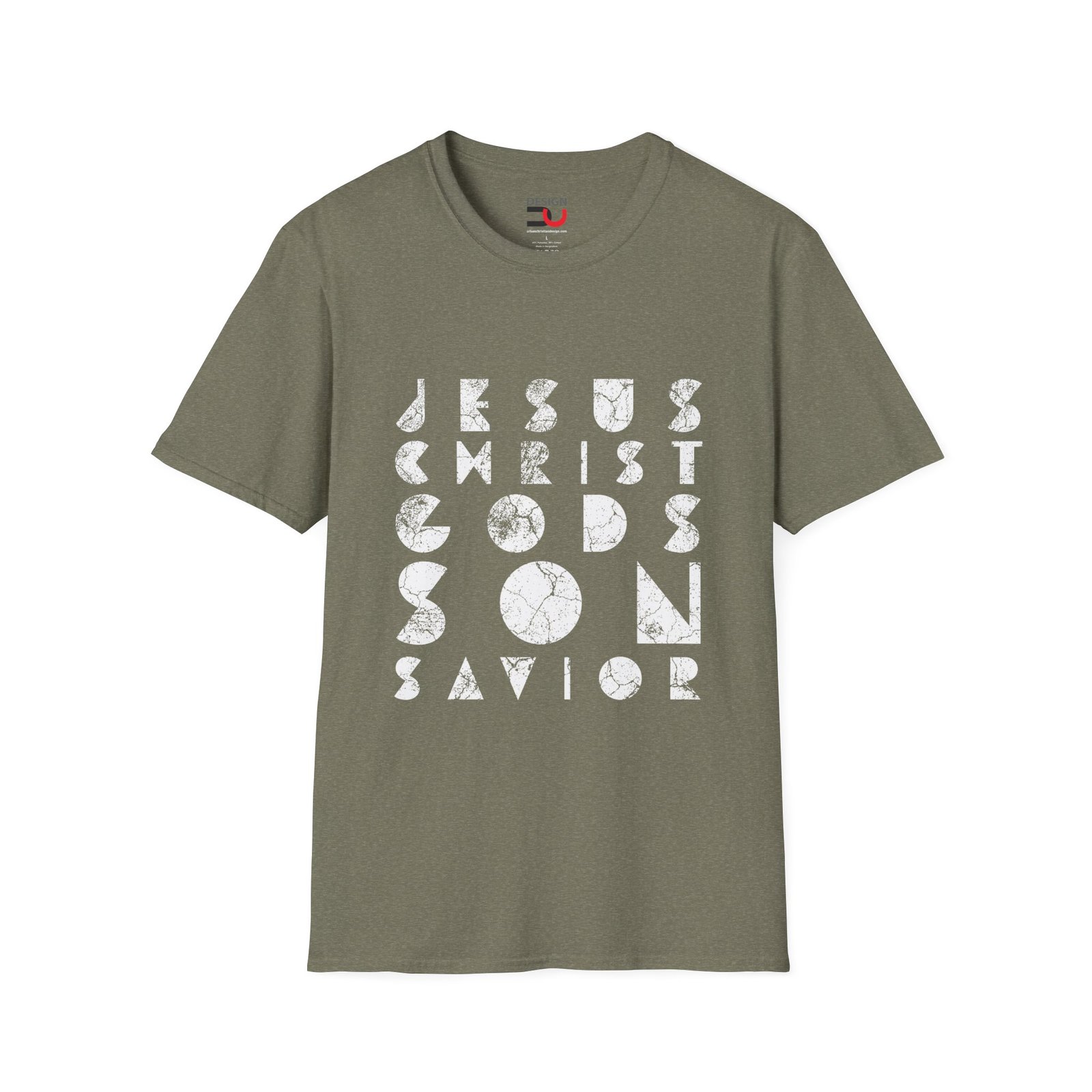 Jesus Christ Gods Son Savior - Christian T-shirt - UCD - Image 2