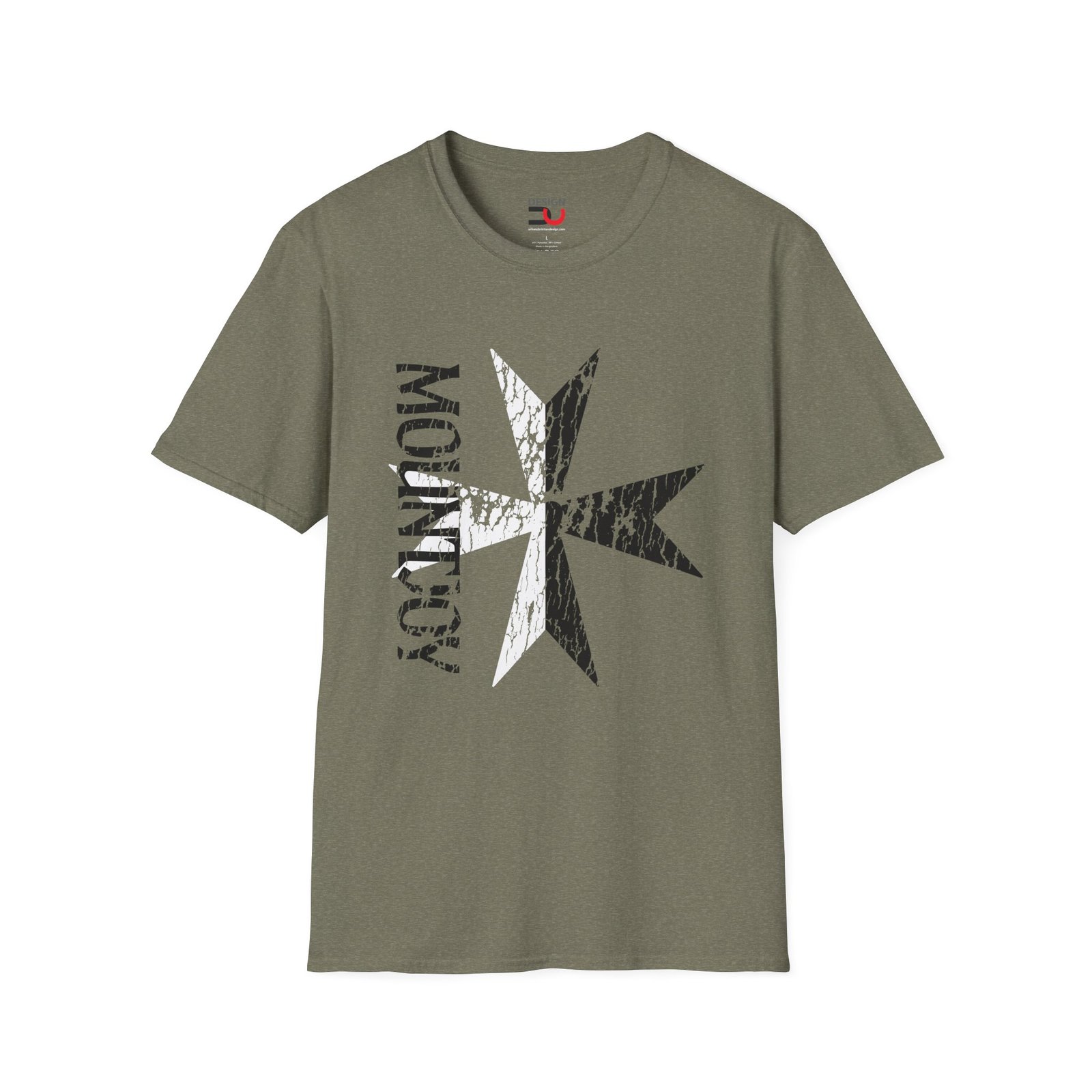 Order of Mountjoy T-Shirt —Spanish Cross Emblem Graphic tee - Image 3