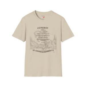 Funny Christian Country 10 Commandments Vintage T-Shirt