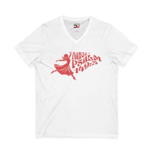 Dance Psalm 149:3 V-Neck Tee — Christian Dancer T-Shirt