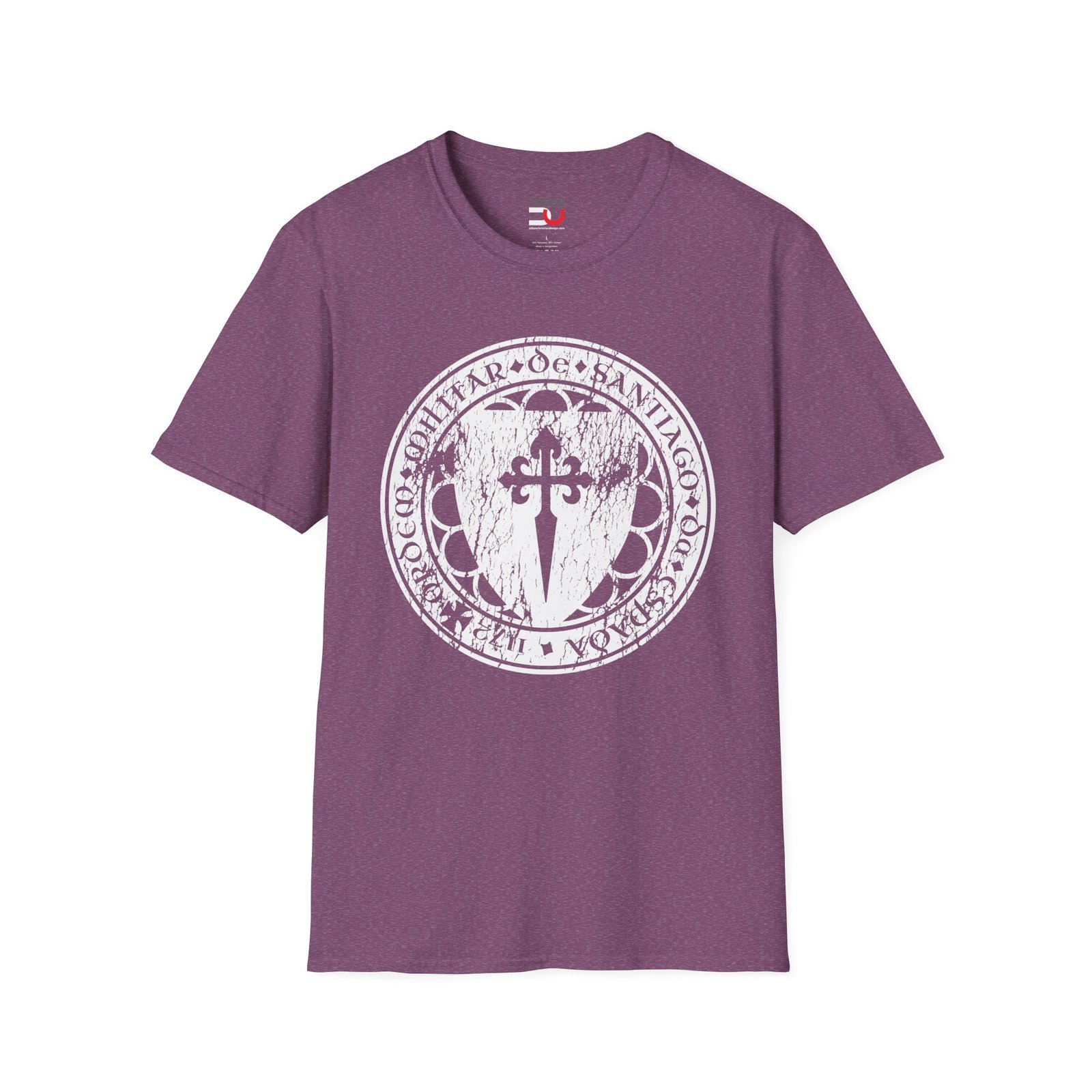 Camino de Santiago T‑Shirt — Vintage Pilgrim Spanish Christian Cross Tee - Image 11