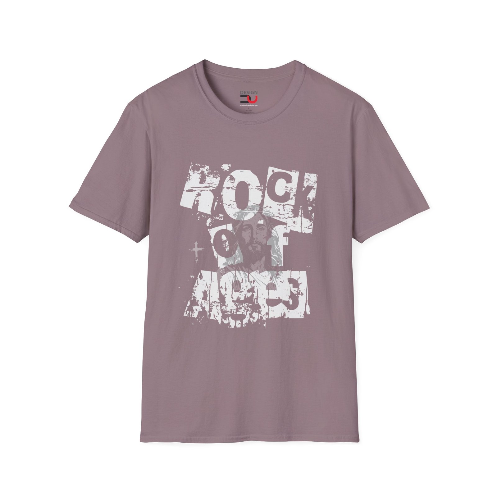 Rock Of Ages T-Shirt — Retro Distressed Jesus Christian Tee - Image 7