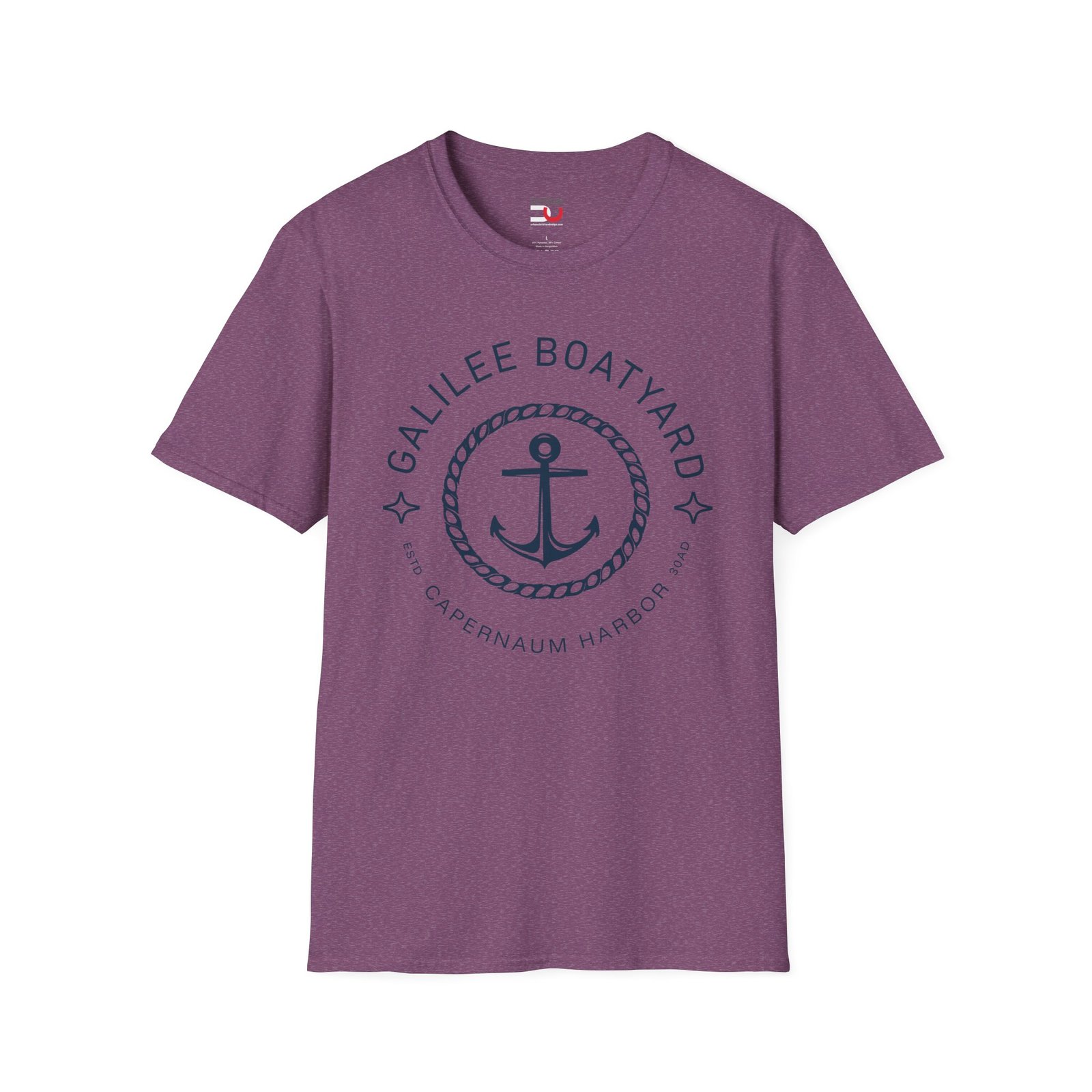 Galilee Boatyard Soft Christian T-Shirt - Image 9