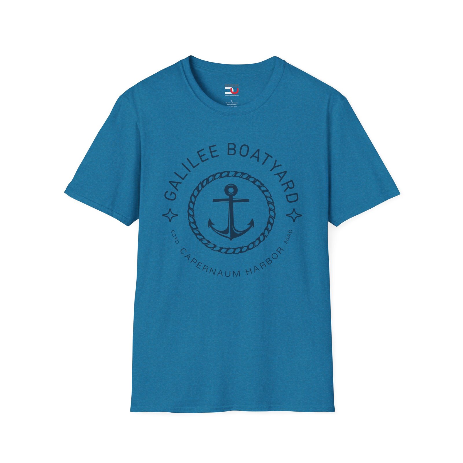 Galilee Boatyard Soft Christian T-Shirt - Image 5