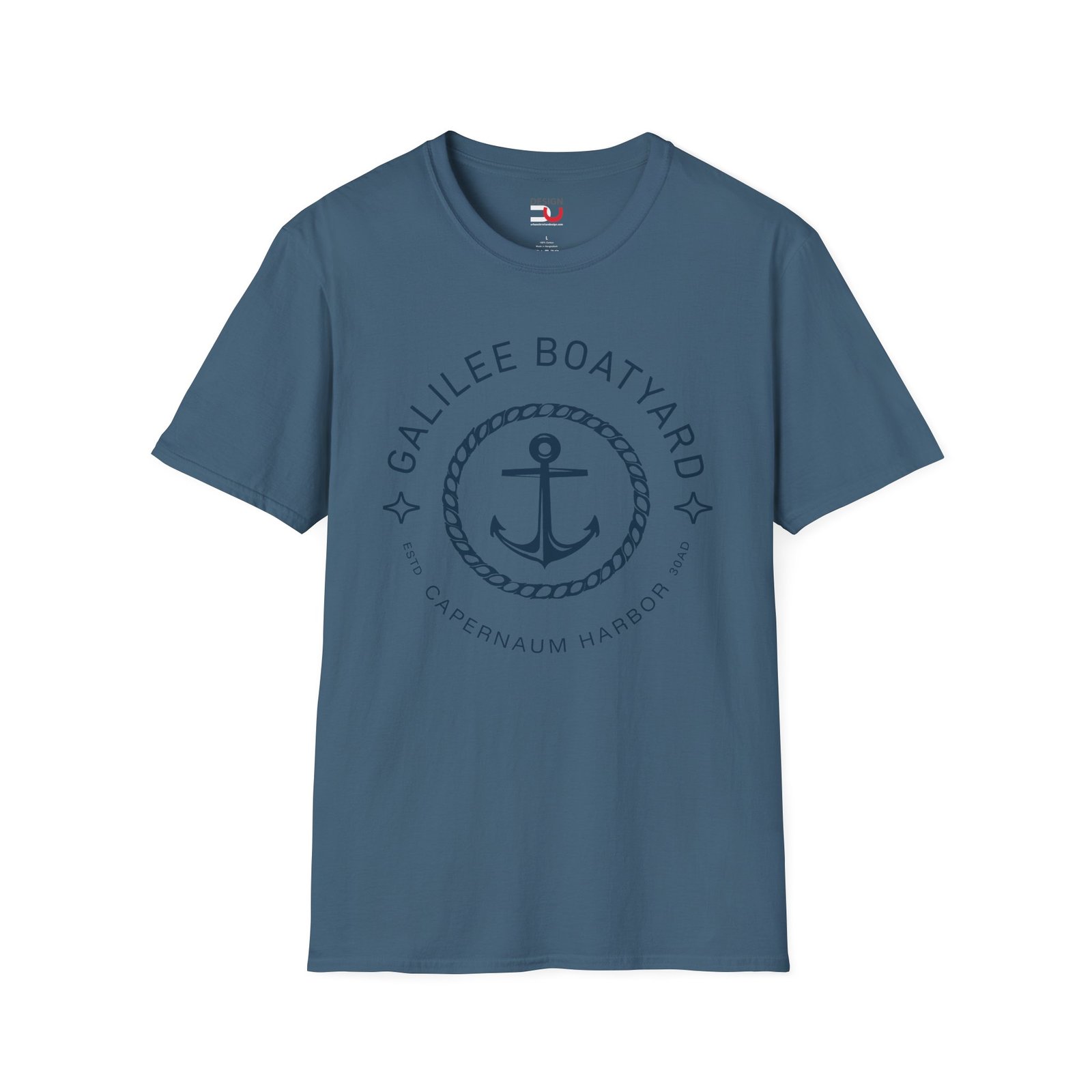 Galilee Boatyard Soft Christian T-Shirt - Image 4