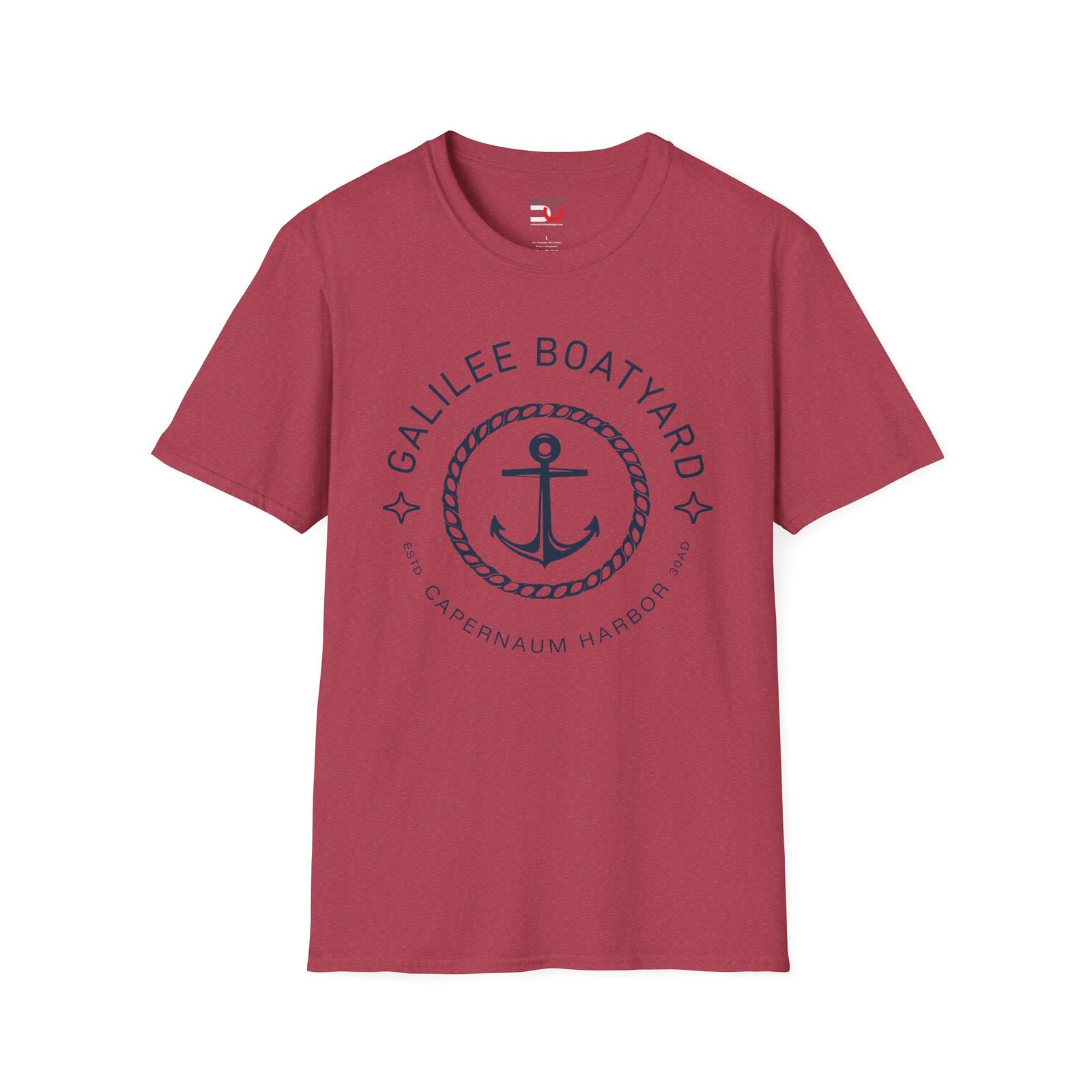 Galilee Boatyard Soft Christian T-Shirt - Image 10